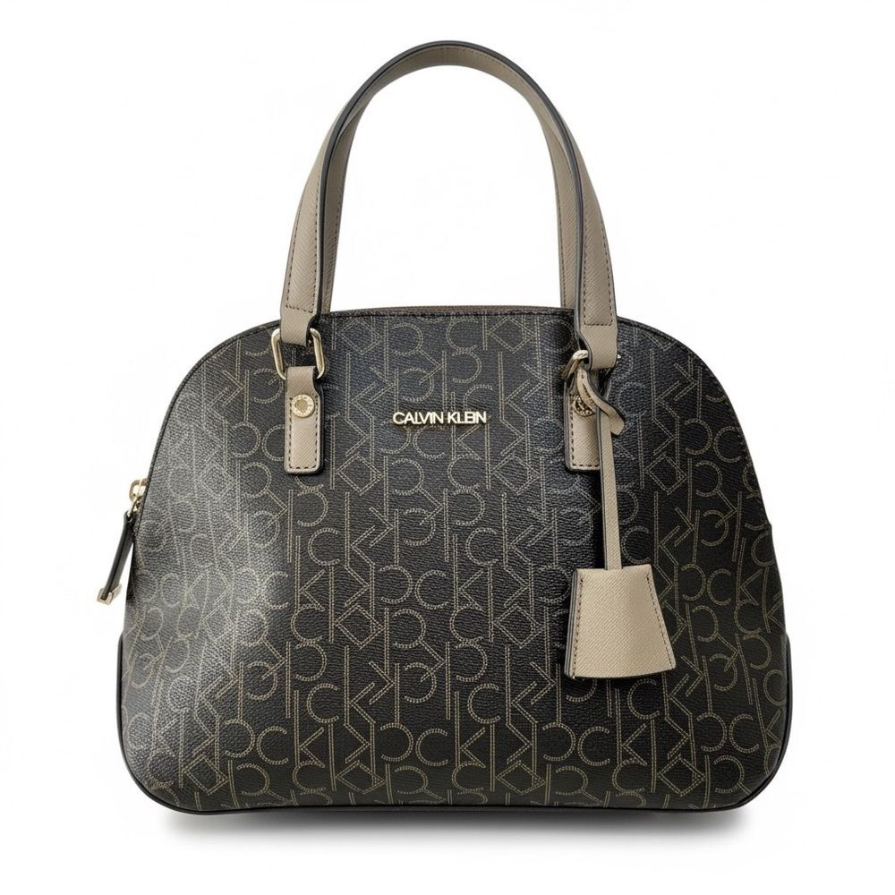 🔃Calvin Klein Brown Satchel Bag